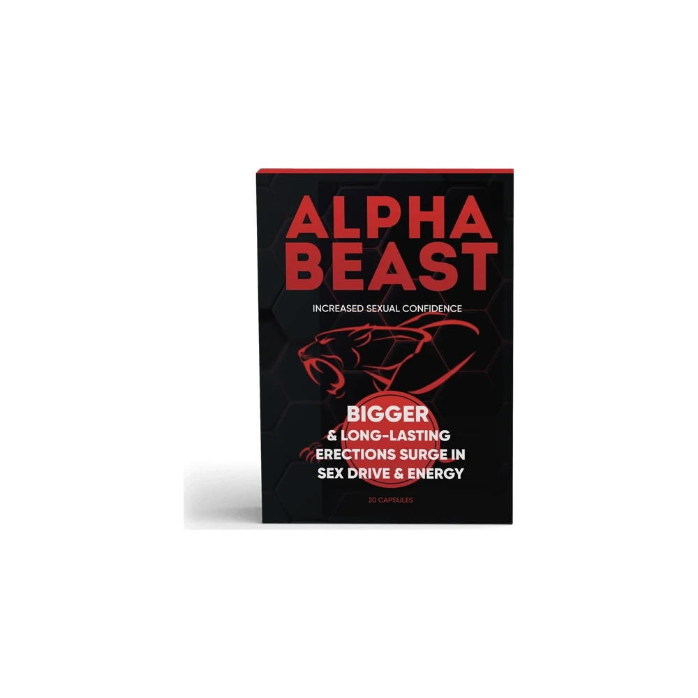Alpha Beast — Cápsulas · Caja de cápsulas